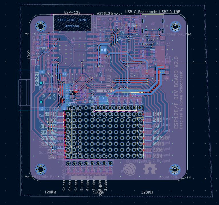 ESP-Devboard - Project image by Ruben Schoonbaert