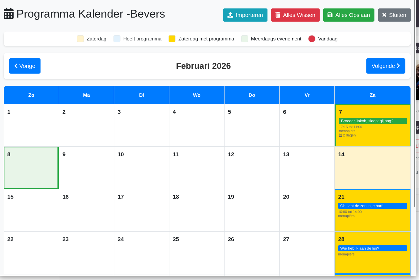 CMS for scouting website - Project image by Ruben Schoonbaert