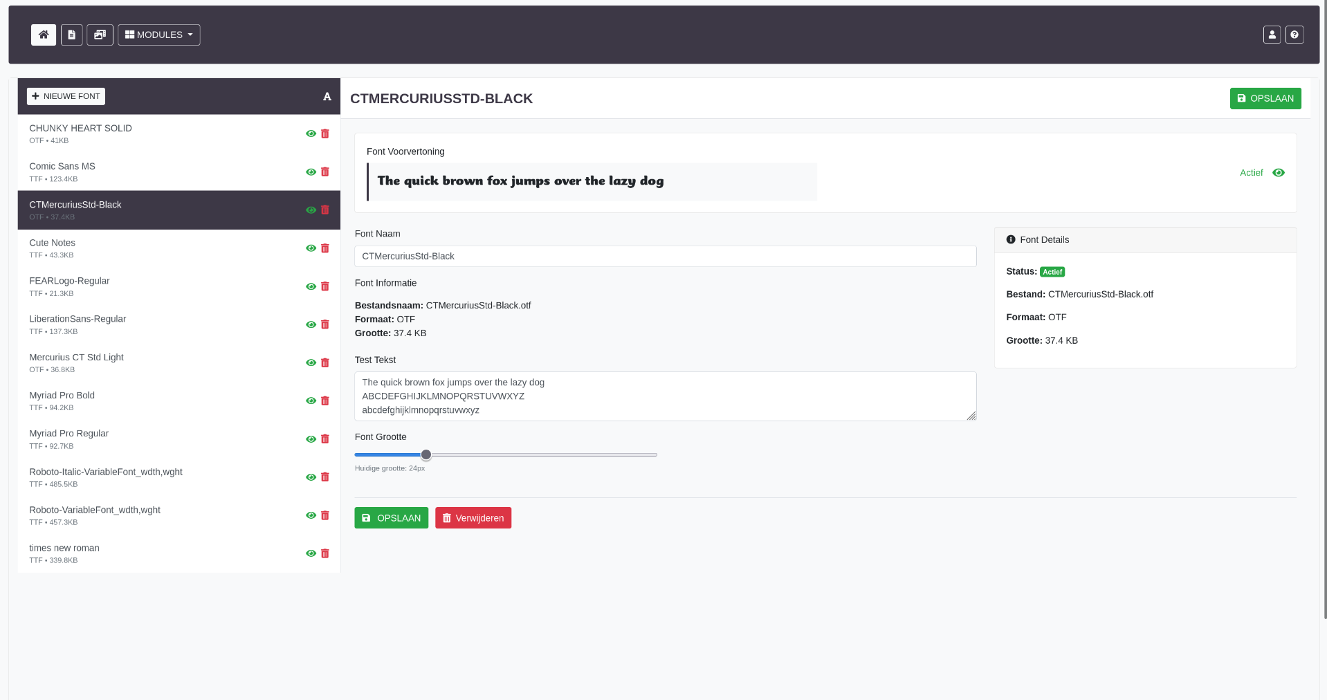 CMS for scouting website - Project image by Ruben Schoonbaert