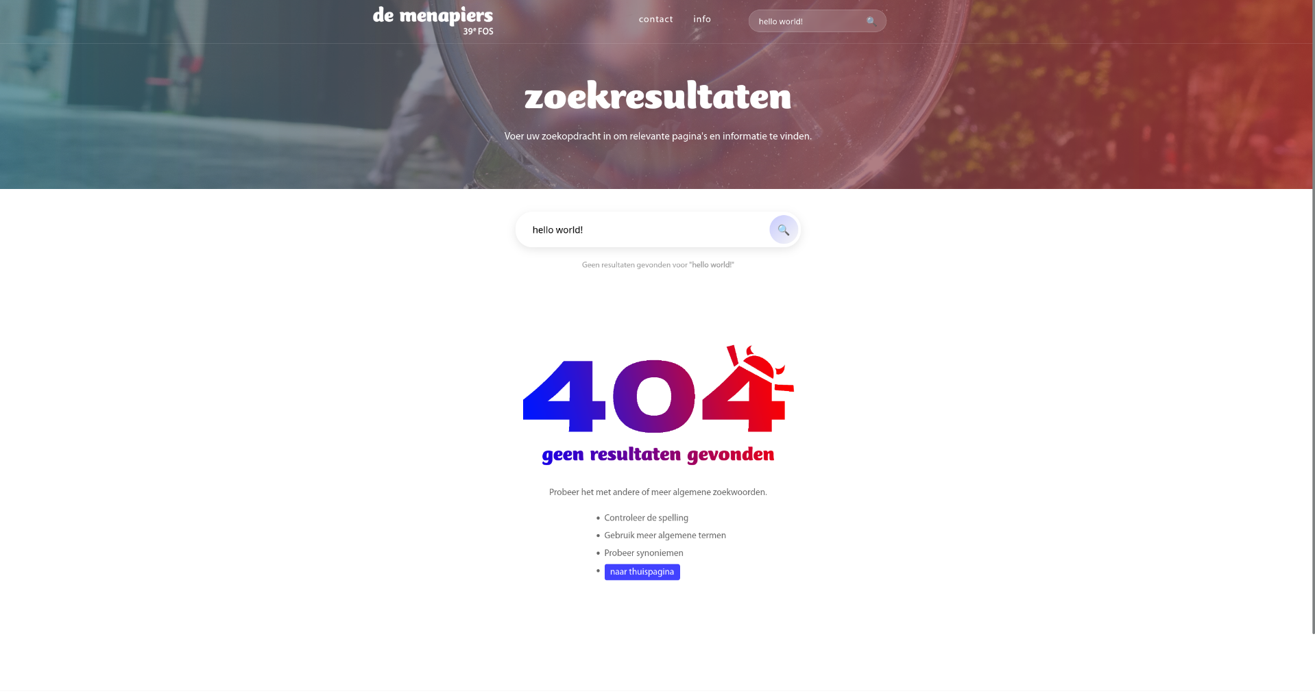 CMS for scouting website - Project image by Ruben Schoonbaert