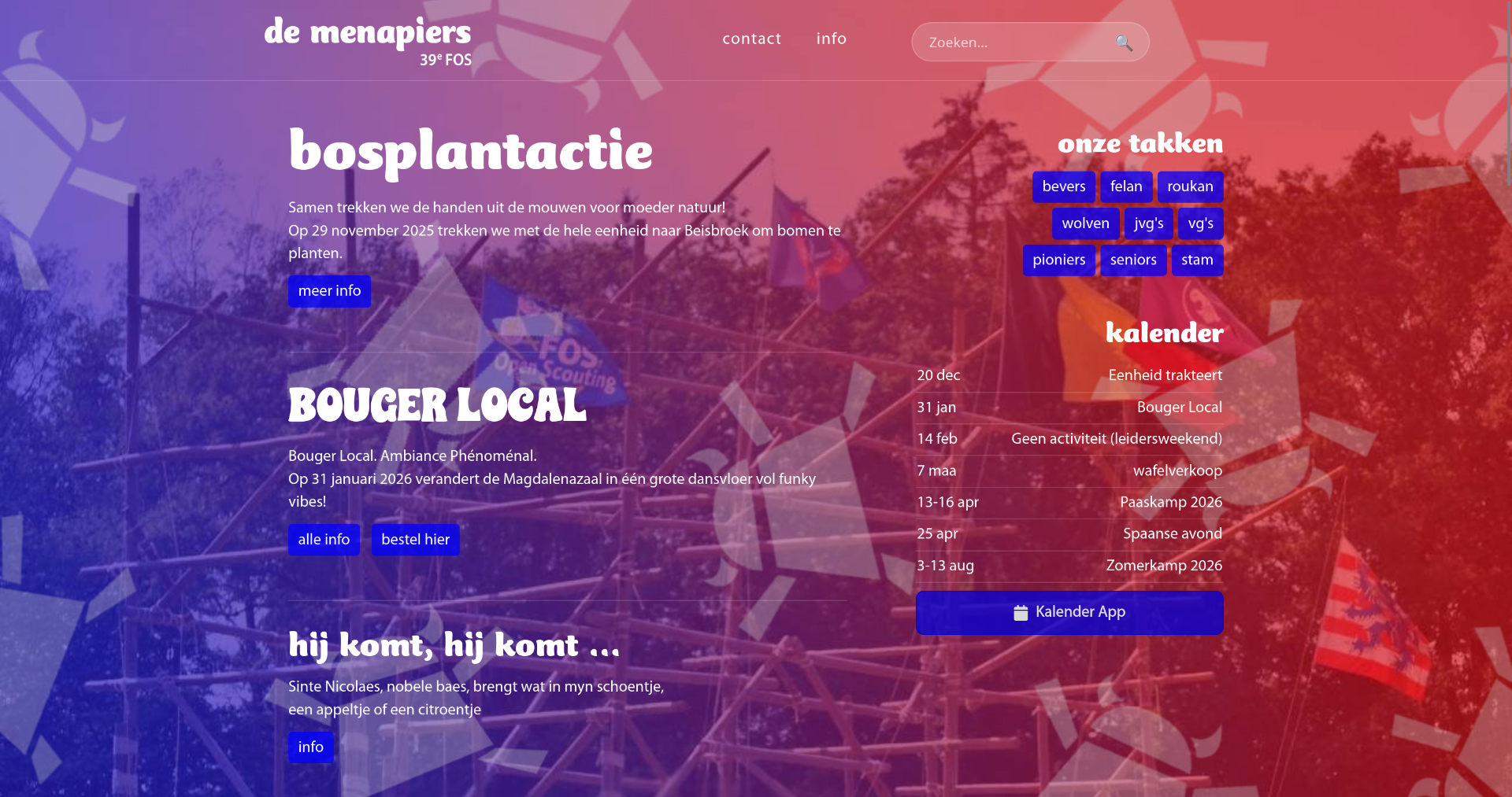 CMS for scouting website - Project image by Ruben Schoonbaert